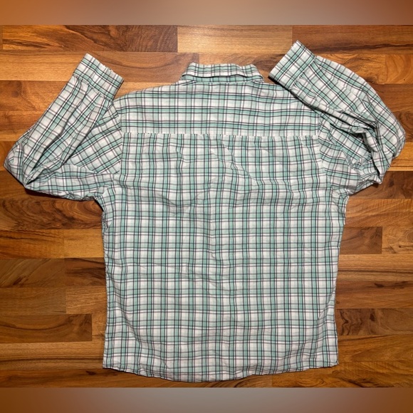 Cinch Modern Fit Men’s Size L Green Plaid Shirt Western Preppy Workwear Rodeo - Picture 2 of 5